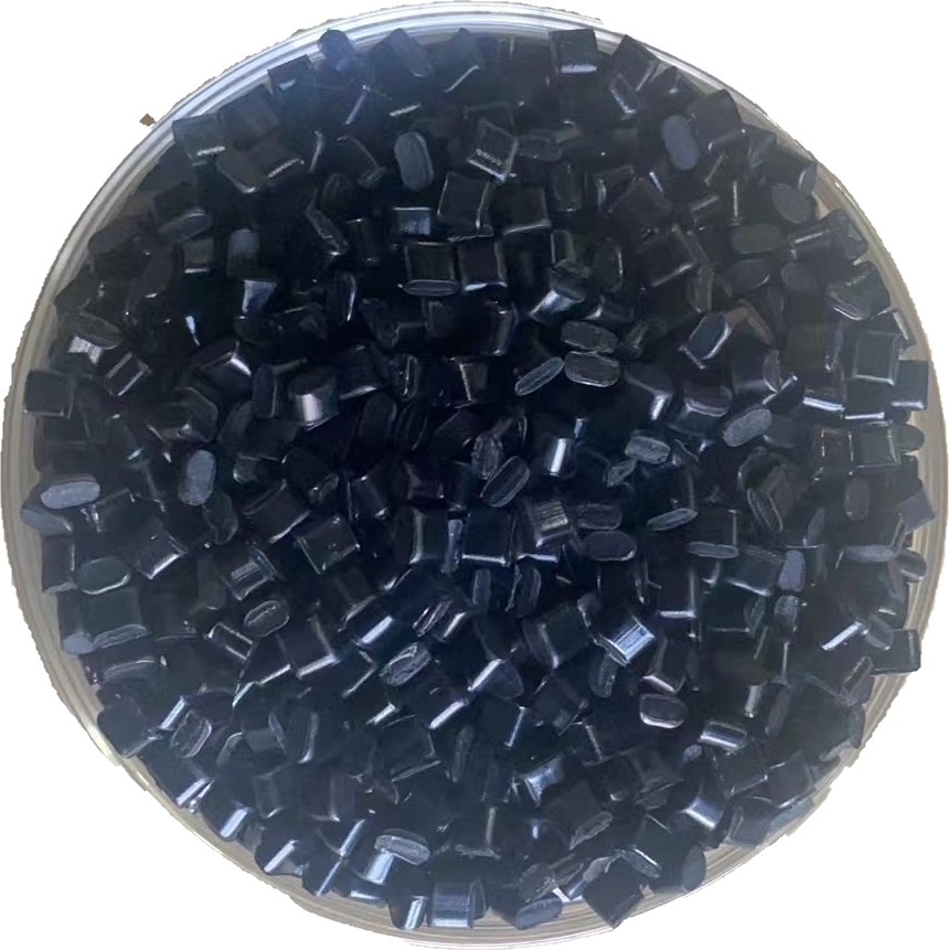 Sin halógeno a prueba de fuego grabado láser PC/ABS negro